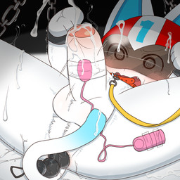 anal anal_beads anal_masturbation anthro armor balls bdsm blush bodily_fluids bound chain chibi collar cum erection foreskin fur genital_fluids genitals headgear heart_eyes heart_symbol helmet leash male masturbation penile penis sex_toy solo vibrator vibrator_on_penis visor white_body white_fur ib animal_crossing nintendo kid_cat_(animal_crossing) domestic_cat felid feline felis mammal 1:1 hi_res