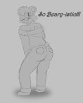 animated anthro babyaren bear beary_black big_butt bottomwear butt clothing denim denim_bottomwear denim_clothing eyewear fanny_pack_(band) female grinning_at_viewer hi_res humanoid jeans looking_at_viewer mammal pants shaded shaking_butt short_playtime simple_shading slightly_chubby solo sunglasses swag sweater topwear twerking