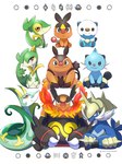 2022 3:4 ambiguous_gender anthro black_claws blue_body character_cipher claws dewott emboar english_text evolutionary_family fangs feral front_view generation_2_pokemon generation_5_pokemon green_body group hi_res looking_at_viewer nintendo orange_body oshawott pignite pokemon pokemon_(species) red_eyes red_nose romaji_text saki_pokeoekaki samurott serperior servine simple_background sitting smile snivy starter_trio teeth tepig text translated trio unown_(pokemon) unown_a unown_h unown_i unown_n unown_o unown_s unown_text unown_u unown_v white_background white_claws
