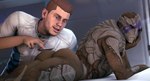 butt clothed clothed/nude clothed_male clothing duo female female_on_human fingerboard grey_body happy head_on_hand lying male male/female not_furry nude on_front teeth unimpressed dank_wankem bioware electronic_arts mass_effect mass_effect_andromeda tech_deck scott_ryder vetra_nyx alien human mammal turian 2022 3d_(artwork) digital_media_(artwork) hi_res