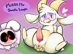 2_horns 2_toes 3_fingers animal_genitalia anthro anus black_sclera blush blush_lines bodily_fluids breath claw_fingers dialogue dripping duo erection feet fingers floppy_ears fur gender_symbol genital_fluids genital_slit genitals heart_symbol horn inviting male male_anthro male_symbol open_mouth penis precum precum_drip purple_eyes red_eyes simple_background sitting sitting_on_ground slightly_chubby slightly_chubby_anthro slightly_chubby_male solo_focus speech_bubble spread_anus spread_legs spreading symbol tail talking_to_another tapering_penis teasing text toes tongue_showing vein veiny_penis white_body white_fur white_tail yamausagi0619 chikn_nuggit mythology fwench_fwy_(chikn_nuggit) iscream_(chikn_nuggit) dragon lagomorph leporid mammal mythological_creature mythological_scalie rabbit scalie 2023 digital_media_(artwork) english_text hi_res