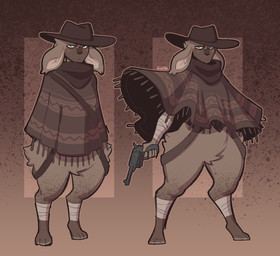 Rating: s
ID: 5757193
Date: 2025-08-04 22:35:52 -0400
Status: active
Score: 22
2025 5_fingers abstract_background ankle_wraps anthro artist_name big_ears brown_clothing brown_hat brown_headwear clothed clothing conditional_dnp cowboy_hat daggerheart digital_media_(artwork) faun fingers full-length_portrait fur grey_body grey_fur gun gunslinger handgun hat headgear headwear hi_res holding_gun holding_handgun holding_object holding_pistol holding_ranged_weapon holding_revolver holding_weapon mouth_closed narrowed_eyes pistol poncho portrait ranged_weapon revolver solo standing teal_eyes text weapon welwraith white_sclera wraps wrist_wraps post #5757193