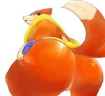 ambiguous_gender butt butt_focus feral looking_down orange_body solo yellow_body 023 nintendo pokemon floatzel generation_4_pokemon pokemon_(species) 2023 absurd_res digital_media_(artwork) hi_res