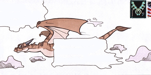 air_mail detailed_background envelope eyewear feral flying goggles male membrane_(anatomy) membranous_wings solo tail wings syrinoth mythology dragon mythological_creature mythological_scalie scalie