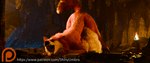 ambiguous_gender belly feral open_mouth solo text vore shinyumbra canid canine mammal maned_wolf 3d_(artwork) absurd_res blender_(artwork) digital_media_(artwork) hi_res url