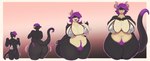 anthro basic_sequence big_breasts big_butt black_body blush body_size_growth bra breast_growth breasts butt butt_expansion clothing expansion female four_frame_sequence gender_transformation genitals growth hair hair_growth happy horn horn_growth linear_sequence long_hair male mtf_transformation overweight penis penis_to_vagina_tf purple_hair pussy rapid_weight_gain size_transformation smile solo species_transformation surprised_expression tail tail_transformation thick_thighs thigh_expansion tight_bra transformation transformation_sequence underwear admiralbushed mythology dragon felid mammal mythological_creature mythological_scalie pantherine scalie colored hi_res sequence