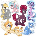 1:1 blue_body blue_eyes blue_fur braided_hair braided_tail broken_horn cloven_hooves cozy_glow_(mlp) creeate97 cutie_mark derpy_hooves_(mlp) digital_media_(artwork) ellipsis equid equine eye_scar eyelashes facial_scar feathered_wings feathers female feral friendship_is_magic fur golden_feather_(mlp) group hair hasbro hi_res hooves horn magic mammal my_little_pony my_little_pony:_the_movie_(2017) mythological_creature mythological_equine mythology pegasus pink_body pink_eyes pink_fur purple_body purple_fur scar simple_background starlight_glimmer_(mlp) tail tempest_shadow_(mlp) trixie_(mlp) unicorn white_background wings yellow_body yellow_eyes