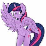 2014 absurd_res ambris anthro anthrofied breasts cutie_mark equine female friendship_is_magic fur hair hi_res horn horse looking_at_viewer mammal my_little_pony nipples nude plain_background pony purple_eyes purple_fur purple_hair pussy smile solo twilight_sparkle_(mlp) white_background winged_unicorn wings
Rating: Explicit
Score: 4
User: forkU
Date: April 18, 2014