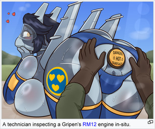 5_fingers aircraft anthro anus anus_peek armor back_boob backless_panties beak bent_over big_anus big_breasts big_butt blue_clothing blush blush_lines bodily_fluids body_blush border breast_blush breasts butt butt_blush butt_focus butt_heart butt_pose buttplug camel_toe caption clothed clothing curvy_figure day disembodied_hand dripping duo eyebrow_through_hair eyebrows eyelashes eyelashes_through_hair eyewear female fingers foreshortening gauntlets genitals glistening glistening_body glistening_breasts glistening_butt gloves goggles grey_anus grey_body grey_hair grey_vulva hair hand_on_butt handwear heart_eyes heart_symbol hearts_around_head huge_breasts huge_butt huge_hips huge_thighs leggings legwear looking_at_viewer looking_back looking_back_at_viewer machine multicolored_body musk outside panties plug_(sex_toy) plump_labia pose presenting presenting_hindquarters pussy_peek sex_toy short_tail side_boob skimpy smile solo_focus spread_butt spreading sweat sweaty_breasts sweaty_butt tail text thick_thighs thigh_highs translucent translucent_hair two_tone_body underwear vehicle visor voluptuous vulva white_border wide_hips wings yellow_eyes johnmarten mythology aeromorph avian gryphon hybrid living_aircraft living_machine living_vehicle mythological_avian mythological_creature 6:5 absurd_res cel_shading english_text hi_res portrait shaded three-quarter_portrait