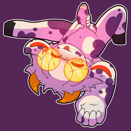 anthro balls eyes_closed genitals happy lying male masturbation on_back penis shota solo young young_anthro littlecowgomoo littlemoo_(character) bovid bovine cattle mammal 1:1 animated