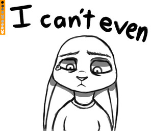 anthro black_text bodily_fluids clothing crying dialogue ears_down eyebrows female looking_down pivoted_ears sad shirt simple_background solo tears text topwear white_background spoof_(artist) disney zootopia judy_hopps lagomorph leporid mammal rabbit english_text