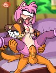 4_fingers 5_fingers accessory ahegao anthro anthro_focus anthro_on_anthro anthro_penetrated anthro_penetrating anthro_penetrating_anthro areola balls bandage bandaged_arm big_penis biped black_nose blue_eyes blurred_background blush body_part_in_pussy breasts brown_body brown_fur brown_skin carry_position chair_position clothed clothed_sex clothing countershade_face countershade_torso countershading crossgender depth_of_field duo eye_roll eyelashes female female_penetrated fingers footwear from_behind_position ftm_crossgender fur genitals glistening glistening_body glistening_skin gloves grabbing_both_legs grabbing_both_thighs green_eyes hair hair_accessory hairband half-closed_eyes hand_on_another's_head hand_on_face hands_on_legs hands_on_thighs handwear happy happy_sex huge_penis inside legs_up legwear long_tail looking_at_another looking_pleasured looking_up male male/female male_penetrating male_penetrating_female medium_breasts mostly_nude multicolored_body multicolored_fur multicolored_skin narrowed_eyes naughty_face navel nipples one_eye_closed open_mouth orange_body orange_fur orange_skin penetration penile penile_penetration penis penis_in_pussy pigtails pink_body pink_hair pink_skin purple_clothing purple_legwear purple_thigh_highs pussy red_hairband seat sex shoes short_hair short_tail sitting smile spread_legs spreading tail tan_body tan_skin teeth thick_thighs thigh_highs tied_hair tongue tongue_out touching_face tuft two_tone_body two_tone_fur two_tone_skin vaginal vaginal_penetration vein veiny_penis white_clothing white_gloves white_handwear wink irregular_fetishes sega sonic_boom sonic_the_hedgehog_(series) amy_rose sticks_the_jungle_badger badger eulipotyphlan hedgehog mammal mustelid musteline 2020 artist_name digital_drawing_(artwork) digital_media_(artwork) hi_res portrait three-quarter_portrait gynomorph_(lore)