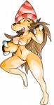 anthro breasts female genitals nipples pussy solo cyanzangoose monster_rancher tecmo eulipotyphlan mammal mogi_(monster_rancher) mole_(animal) hi_res