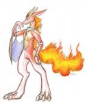 2013 anthro cape claws demon fire fur green_eyes hair horn long_ears long_hair male nude packmind plain_background salamander scales solo standing toe_claws white_background
Rating: Safe
Score: 3
User: digiangel234
Date: February 04, 2014