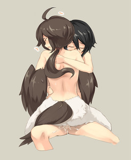 black_hair bodily_fluids brown_hair cum cum_in_vagina cum_inside duo eyewear feathered_wings feathers female female_penetrated from_front_position genital_fluids genitals glasses hair human_on_humanoid interspecies male male/female male_penetrating male_penetrating_female mastery_position monster_girl_(genre) nude on_lap on_top penetration penile penile_penetration penis penis_in_vagina rear_view sex sitting sitting_on_lap straddling vaginal vaginal_penetration wings reirou european_mythology greek_mythology mythology animal_humanoid avian avian_humanoid harpy human humanoid mammal mythological_avian mythological_creature winged_humanoid
