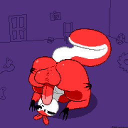 anal anal_penetration anus auto_cum_inflation autofellatio balls big_butt big_tail blush bodily_fluids body_writing bouncing_balls butt countershade_tail countershade_torso countershading cum cum_ballooning cum_from_ass cum_from_mouth cum_in_ass cum_in_mouth cum_inflation cum_inside cum_on_ground cum_overflow cum_through dialogue door duo excessive_cum excessive_genital_fluids fire food fruit genital_fluids genitals glistening glistening_balls glistening_butt glistening_genitalia hand_on_butt heart_symbol huge_butt huge_tail hyper hyper_inflation inflation interspecies male male/male male_penetrated male_penetrating male_penetrating_male masturbation nude oral oral_masturbation orange_balls orange_penis penetration penile penile_masturbation penile_penetration penis penis_in_ass penis_in_mouth pepper_(fruit) piledriver_position plant red_balls red_penis saliva saliva_on_penis sex shadow short_stack spiral spiral_eyes tail talking_to_another tally_marks text throbbing throbbing_balls twitching_tail walk-in writing_on_genitals writing_on_penis yellow_balls yellow_penis toilet_man chikn_nuggit chikn_nuggit_(chikn_nuggit) chikn_nuggit_(spicy_form) hawt_saus_(chikn_nuggit) canid canine mammal rodent sciurid tree_squirrel 2025 animated artist_name digital_media_(artwork) pixel_(artwork) pixel_animation signature