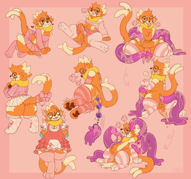 anal anal_beads anal_penetration anthro belly blush bodily_fluids bottomwear breath clothed clothing crossdressing cum cum_pool cumshot dress ejaculation femboy genital_fluids handjob legwear male masturbation navel navel_fetish navel_focus oral oral_penetration panting penetration penile pink_clothing pink_dress sex sex_toy skirt solo sticky stockings tentacle_in_ass tentacle_in_mouth tentacle_penetration tentacle_sex tentacles thigh_highs chaikitty nintendo pokemon buizel generation_4_pokemon pokemon_(species) absurd_res hi_res