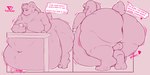 after_vore belly_on_ground belly_rolls fat_rolls male male_pred overweight text vore weight_gain funkspunky english_text