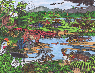 ambiguous_gender blood bodily_fluids duo eating feathers female feral group hard_vore hunting male outside scales solo torn_flesh trio volcano vore isaiahctorre acheroraptor ankylosaurian ankylosaurid ankylosaurus anzu_(dinosaur) azhdarchid borealosuchus caenagnathid ceratopsian ceratopsid chasmosaurine crocodilian dinosaur dromaeosaurid edmontosaurus hadrosaurid mammal marginocephalian ornithischian ornithomimid ornithomimosaur ornithopod oviraptorid oviraptorosaur pachycephalosaurid pachycephalosaurus prehistoric_species pterosaur purgatorius quetzalcoatlus reptile saurischian scalie struthiomimus theropod thoracosaurus thyreophoran triceratops turtle tyrannosaurid tyrannosauroid tyrannosaurus tyrannosaurus_rex absurd_res hi_res