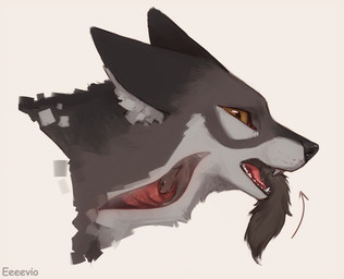 ambiguous_gender bodily_fluids bone crying directional_arrow duo fangs feral forced fur interspecies male markings open_mouth oral_vore plant predator/prey saliva saliva_on_tongue saliva_string simple_background size_difference size_play swallowing tail tail_tuft tears teeth throat tongue tree tuft unwilling_prey vore x-ray_view eeeevio ody_(eeeevio) rauron canid canine enfield hybrid mammal rodent sciurid tree_squirrel digital_drawing_(artwork) digital_media_(artwork) hi_res painting_(artwork) shaded