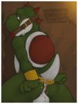 ... 3_fingers >:3 after_sex amwulf anthro anthrofied anus bald ball ball_gag balls big_nose blue_eyes blush brown_background butt chain cum cum_in_ass cum_inside cum_on_balls cum_on_butt dialog english_text fist gag gay looking_back male mario_bros nintendo nude orgasm plain_background presenting presenting_hindquarters sex_toy shadow shiny solo spikes standing text toy video_games white_eyes yoshi
Rating: Explicit
Score: 13
User: forkU
Date: September 27, 2013