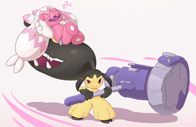 2_toes ambiguous_gender bangs black_body black_skin crossed_legs duo eyes_closed feet freckles gloves_(marking) grey_background hair_mouth hammer holding_object holding_weapon light_hair lying lying_on_another markings not_furry on_back parted_bangs pink_body pink_markings pink_skin pseudo_hair red_eyes sharp_teeth simple_background sleeping soles sound_effects standing teeth toes tongue tools vowelless vowelless_sound_effect weapon yellow_body yellow_markings yellow_skin zzz mawaifu nintendo pokemon generation_3_pokemon generation_9_pokemon humanoid mawile pokemon_(species) tinkaton 2022 hi_res