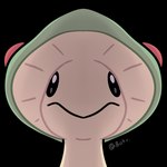 ambiguous_gender black_eyes fungus green_body looking_forward low-angle_view mouth_closed solo text boke_(artist) nintendo pokemon breloom elemental_creature fungi_fauna generation_3_pokemon pokemon_(species) 2024 artist_name english_text
