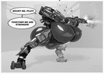 armor big_breasts big_butt breasts butt dialogue female genitals gun huge_breasts huge_butt hyper hyper_breasts machine metal nipples pussy ranged_weapon shooting solo text thick_thighs weapon wide_hips borisalien electronic_arts respawn_entertainment titanfall titanfall_2 android humanoid robot robot_humanoid english_text hi_res monochrome