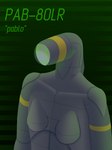 bomb breasts explosives eyeless featureless_breasts female green_background grey_body machine nude simple_background small_breasts solo text affront nuclear_option_(game) living_bomb living_machine bust_portrait hi_res portrait