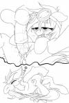 2014 animal_genitalia anus balls black_and_white blush cutie_mark disembodied_penis equine eyes_closed eyewear female feral friendship_is_magic goggles hair half-closed_eyes horse horsecock long_penis male mammal masturbation monochrome my_little_pony open_mouth pegasus penis pillow pony pussy pussy_juice rainbow_dash_(mlp) saliva spread_legs spreading stoic5 straight sweat thick_penis tongue vein wings
Rating: Explicit
Score: 22
User: lemongrab
Date: February 27, 2014