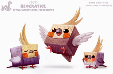 ambiguous_gender black_eyes block eyes_closed feathered_wings feathers feral group humor open_mouth pun simple_background white_background white_body white_feathers wings wood piper_thibodeau avian bird cockatiel cockatoo parakeet parrot true_parrot digital_media_(artwork) digital_painting_(artwork) painting_(artwork)