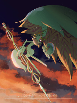 ambiguous_gender antares_(kirby_and_the_forgotten_land) anthro antlers big_ears biped blue_eyes blush blush_stickers chest_tuft countershading digitigrade duo dusk eye_contact feral floating fluffy fluffy_tail fur head_wings holding_melee_weapon holding_object holding_polearm holding_spear holding_weapon horn huge_wings levitation looking_at_another melee_weapon mouthless multicolored_eyes neck_tuft night outside pink_eyes polearm size_difference sky skyscape spear tail tan_body tan_fur teal_body teal_eyes teal_fur text tuft unusual_wing_placement weapon wings umearamy kirby_(series) kirby_and_the_forgotten_land nintendo elfilin fecto_elfilis alien chinchilla chinchillid mammal rodent starling_(kirby) 2023 3:4 absurd_res english_text hi_res male_(lore)