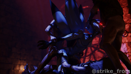 anthro cultist double_penetration fellatio gangbang group group_sex male male/male oral penetration penile sex strikefrommidnight chocoscorner_(modeler) hellaverse helluva_boss stolas_(helluva_boss) avian bird demon human mammal owl 16:9 3d_(artwork) 4k absurd_res digital_media_(artwork) hi_res huge_filesize widescreen