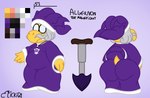 age_difference anthro beard belly clothing eyewear facial_hair glasses hat headgear headwear jewelry magic_user male necklace older_male shell shovel slightly_chubby thick_thighs tools wizard_hat henrique_rick mario_bros nintendo koopa koopa_troopa scalie digital_drawing_(artwork) digital_media_(artwork) model_sheet