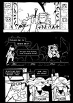 afuckingcamel-zenge-art_(artist) anthro avian avian_(starbound) black_and_white chucklefish comic dialogue elemental_creature elemental_humanoid english_text esther_bright female flora_fauna floran funyuns hi_res human humanoid hylotl kenta_(afuckingcamel) male mammal matter_manipulator monochrome novakid plant plant_humanoid runes starbound temple text