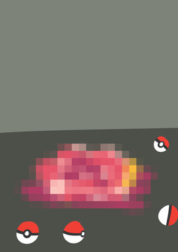 aftermath gore grey_background outside pattern_background pixelated pokeball simple_background simple_coloring standard_pokeball drstrangeluvve nintendo pokemon censored hi_res
