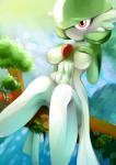 big_breasts blush breasts clothing duo female fingers looking_at_viewer not_furry red_eyes solo_focus thick_thighs ashraely nintendo pokemon caterpie gardevoir generation_1_pokemon generation_3_pokemon pokemon_(species) 2019 absurd_res digital_media_(artwork) hi_res