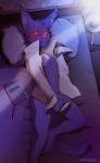 balls bed blush bottomless cat covering covering_self feline looking_at_viewer lying male mammal morenatsu on_back redrusker shin_kuroi solo
Rating: Explicit
Score: 27
User: Pokelova
Date: February 26, 2014