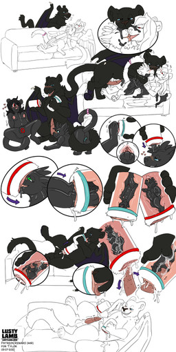 anthro bodily_fluids collar cum cum_inside cunnilingus drone feet female female/female feral foot_fetish foot_play footjob fully_inside genital_fluids genitals group horn horn_fetish horn_penetration horn_play latex living_insertion male male/female micro mutual_vore non-euclidean_sex null oral partially_inside penetration penile penis portal ramrodding sex shrinking size_transformation thinking_with_portals transformation trio unbirthing vaginal vore vulva_rubbing conditional_dnp lustylamb felid hybrid mammal pantherine hi_res