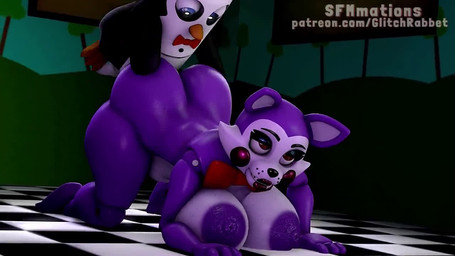 3_toes 4_fingers abdominal_bulge all_fours anal anal_penetration anthro anthro_on_anthro anthro_penetrated anthro_penetrating anthro_penetrating_anthro anthro_penetrating_female areola ass_up balls beak becoming_erect belly bent_over big_areola big_balls big_breasts big_butt big_penis black_body black_clothing black_eyeshadow black_hat black_headwear black_nose black_top_hat blue_balls blue_body blue_ears blue_eyes blue_glans blue_penis bodyguard_position bouncing_balls bouncing_butt bouncing_penis bow_tie breasts brown_body brown_eyes butt checkered checkered_floor clothing cum_request curvy_figure cute_fangs darkened_balls darkened_genitalia darkened_glans darkened_penis detailed_background dialogue dirty_talk disbelief don't_stop doorway erection erection_while_penetrated eye_roll eyes_closed eyeshadow fangs feet female female_penetrated fingers flippers from_behind_position front_view genital_raphe genitals glans glistening glistening_areola glistening_balls glistening_body glistening_breasts glistening_butt glistening_eyes glistening_genitalia glistening_glans glistening_nipples glistening_penis group half-closed_eyes half-erect hand_on_belly hand_on_butt hat headgear headwear huge_areola huge_penis humanoid_genitalia humanoid_penis hyper hyper_genitalia hyper_penis inside lips looking_pleasured looking_up low-angle_view machine makeup male male/female male/male male_penetrated male_penetrating male_penetrating_anthro male_penetrating_female male_penetrating_male moan multicolored_body multicolored_penis multiple_angles narrowed_eyes navel necktie nipples orange_beak penetration penile penile_penetration penis penis_in_ass perching_position pupils purple_areola purple_body purple_ears purple_eyeshadow purple_nipples purple_vulva raphe_(anatomy) rear_view red_bow_tie red_clothing red_hat red_headwear red_lips red_necktie red_top_hat scrotal_raphe sex sharp_teeth size_difference small_but_hung snout standing standing_sex teeth text thick_thighs three-quarter_view thrusting toes top_hat two_tone_body two_tone_hat two_tone_penis two_tone_top_hat voluptuous voluptuous_anthro voluptuous_female vulva white_balls white_body white_penis white_pupils white_sclera wide_hips sfmmations flirtyfawn696_(va) octal_(modeler) pornsfx_(sound) succumare_(va) fazbear_fanverse five_nights_at_candy's blank_(fnac) candy_(fnac) chester_(fnac) cindy_(fnac) penguin_(fnac) animatronic avian bird domestic_cat felid feline felis mammal penguin robot robot_anthro 16:9 2025 3d_(artwork) 3d_animation animated artist_name digital_media_(artwork) long_playtime loop multiple_scenes sound source_filmmaker_(artwork) url voice_acted webm widescreen