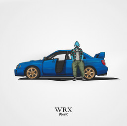 aloha_shirt anthro bottomwear car cargo_pants clothed clothing feathers footwear high_top_shoes male pants pattern_clothing pattern_shirt pattern_topwear shirt shoes simple_background solo topwear vehicle white_background botter_(artist) subaru subaru_impreza subaru_wrx vans_(brand) bela_(botter_dork) avian bird blue_jay corvid jay_(bird) new_world_jay oscine passerine digital_media_(artwork) hi_res