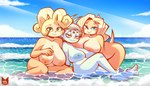 anthro beach big_breasts breast_squish breasts female female/female grin group huge_breasts looking_at_viewer nude nude_beach partially_submerged seaside sitting skinny_dipping smile squish trio water casperahoyo activision crash_bandicoot_(series) coco_bandicoot nina_cortex tawna_bandicoot bandicoot human mammal marsupial 2023 hi_res