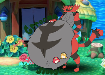 abdominal_bulge ambiguous_gender ambiguous_prey anthro anthro_pred arm_tuft beach belly belly_markings belly_overhang belly_tuft big_belly black_body black_fur black_fur_markings building chest_fur chest_tuft claws detailed_background elbow_tuft fangs female female_prey finger_claws floral flower fur furry_chest green_eyes grey_body grey_fur groan groaning_belly group hand_on_belly hand_on_hip hand_on_own_belly hand_on_own_hip huge_belly humanoid_on_anthro humanoid_prey hut island lobby male male/ambiguous male/female male_anthro male_pred markings multicolored_body multicolored_eyes multicolored_fur multiple_prey muscular muscular_anthro muscular_male muscular_pred navel navel_tuft nude_anthro nude_male nude_pred obese obese_anthro obese_male one_eye_closed onomatopoeia oral_vore overweight overweight_anthro overweight_male pecs plant pointy_ears proud red_body red_fur rumbling_stomach same_size_vore sea sharp_teeth shoulder_tuft slorsh slosh sloshing_belly smug smug_expression smug_face smug_grin soft_vore sound_effects striped_body striped_fur stripes tail tail_tuft teeth text tongue tongue_out tortimer_island tree_stump trio tropical tuft unwilling_prey vore vore_tattoo water willing_pred wink yellow_sclera mandro22 animal_crossing nintendo pokemon super_smash_bros. super_smash_bros._ultimate xenoblade_(series) xenoblade_chronicles_2 mythra_(xenoblade) pyra_(xenoblade) blade_(xenoblade) felid feline generation_7_pokemon humanoid incineroar mammal pokemon_(species) absurd_res digital_media_(artwork) hi_res huge_filesize