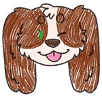 ambiguous_form ambiguous_gender blep brown_body brown_fur brown_nose circle_eyebrows dot_eyes eyebrows eyelashes floppy_ears fur head_tuft looking_at_viewer lop_ears one_eye_closed pink_tongue simple_eyes smile solo tongue tongue_out tuft white_body white_fur wink winking_at_viewer princeslimey cloud_(cloudpie) bird_dog canid canine canis cavalier_king_charles_spaniel domestic_dog hunting_dog mammal spaniel toy_dog 2020 digital_drawing_(artwork) digital_media_(artwork) flat_colors headshot_portrait portrait female_(lore)