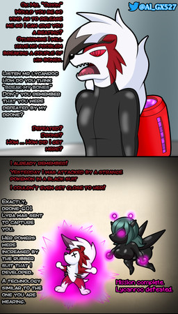 accessory anthro bdsm brainwashing captured chibi clothing dialogue drone dronification duo female fur gas_tank hypnosis immobilization kidnapping laboratory latex latex_clothing latex_skinsuit male mask mind_control offscreen_character red_body red_fur skinsuit tech_control text tight_clothing white_body white_fur al_gx nintendo pokemon lyra_the_latias_(leviathin1) canid canine generation_3_pokemon generation_7_pokemon latias legendary_pokemon lycanroc mammal midnight_lycanroc pokemon_(species) absurd_res digital_media_(artwork) english_text hi_res story story_in_description