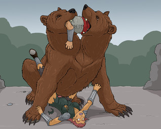 2_heads abdominal_bulge ambiguous_gender ambiguous_prey bestiality brown_eyes claws clothed clothed_female clothed_human clothed_sex clothing erection female female_human female_penetrated female_raped feral feral_penetrating feral_penetrating_human feral_pred forced genitals group human_on_feral human_penetrated human_prey interspecies larger_feral larger_male male male/female male_feral male_penetrating male_penetrating_female male_pred multi_head oral_vore outside penetration penile penile_penetration penis penis_in_vagina rape screaming sex size_difference smaller_female smaller_human smaller_penetrated torn_clothing trio tug_of_vore vaginal vaginal_penetration vore strega fallout microsoft bear human mammal hi_res