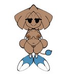 animal_humanoid anthro areola bandage bedroom_eyes big_breasts bottomless breasts brown_areola brown_body brown_hair brown_nipples brown_skin clothed clothing digital_media_(artwork) female generation_2_pokemon genitals hair half-closed_eyes hitmontop humanoid jammedvhs looking_at_viewer mammal mammal_humanoid narrowed_eyes navel nintendo nipples nude pokemon pokemon_(species) pussy seductive short_stack simple_background slightly_chubby smile smirk smug smug_face smug_grin solo standing thick_thighs topless white_background wide_hips