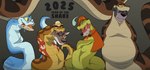 anthro bodily_fluids feet_first feral group head_in_mouth male neck_bulge oral_vore saliva vore zopilotemenu disney dreamworks the_bad_guys the_jungle_book zootopia baloo gary_de'snake kaa_(jungle_book) mr._snake_(the_bad_guys) mr._wolf_(the_bad_guys) nick_wilde robin_hood sir_hiss bear canid canine canis fox mammal northwestern_wolf red_fox reptile scalie snake true_fox wolf 2025 hi_res