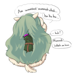 ambiguous_gender bodily_fluids bound brown_hooves dialogue drooling duo feral fur green_body green_fur green_hair hair hooves monotone_body monotone_fur narrowed_eyes neonate one_eye_closed open_mouth pink_hair rear_view saliva simple_background sleeping sound_effects tail text vowelless vowelless_sound_effect white_background white_body white_fur young young_ambiguous young_feral zzz yellowcottoncandy030 fluffy_pony fluffy_pony_(species) mammal 1:1 2025 digital_media_(artwork) english_text hi_res