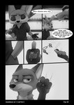 2021 anthro baseball_bat bat_(object) biped black_border border bottomwear canid canine clothed clothing comic dialogue disney english_text eyes_closed felid fennec_fox fingerless_gloves finnick_(zootopia) fox foxxj gesture gloves greyscale group hand_gesture handwear hi_res holding_object key lion male mammal middle_finger monochrome motion_lines nick_wilde pantherine pants red_fox shirt speech_bubble text the_lion_king topwear true_fox zira_(the_lion_king) zootopia
